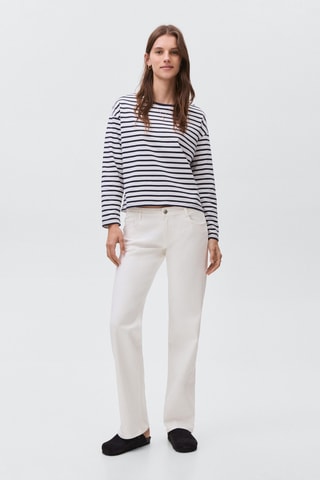 Jean taille basse - Blanc