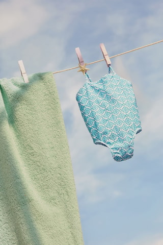 Maillot de bain imprimé floral - Vert