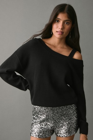Short sequins - Argenté