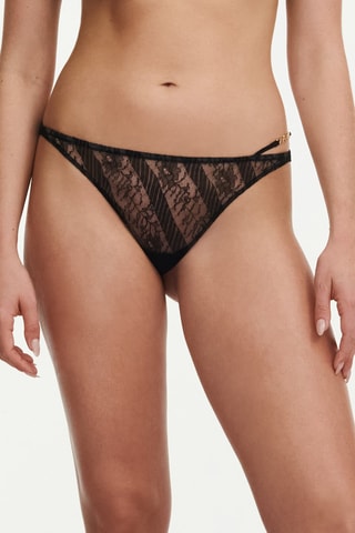 Tanga Slash - Noir - Chantelle X