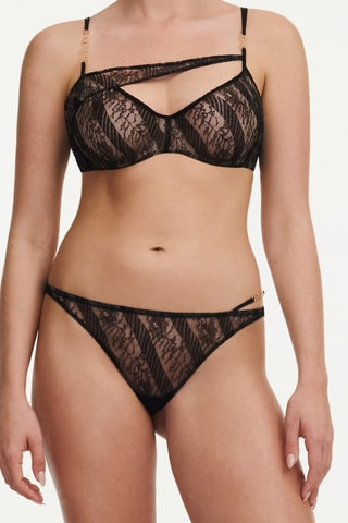 Tanga Slash - Noir - Chantelle X