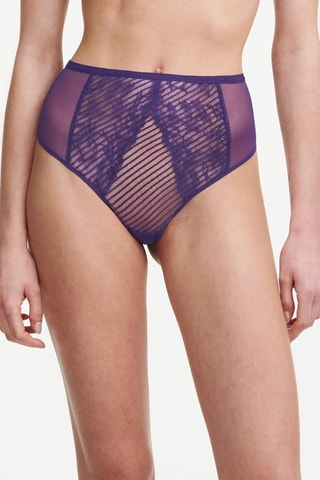String taille haute Txture - Violet - Chantelle