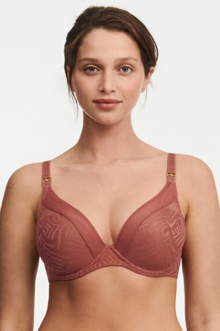Soutien-gorge ampliforme Graphic A - Marron - Chantelle