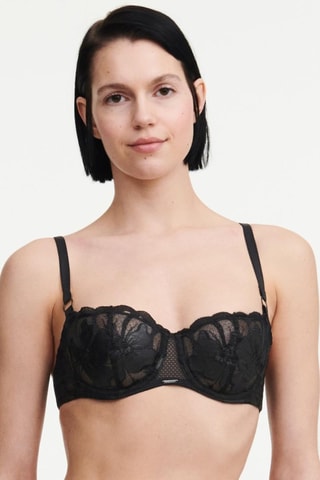 Soutien-gorge Fleurs Si - Noir - Chantelle