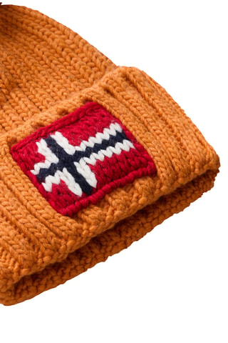 Bonnet à pompon - Semiury 5 - Orange