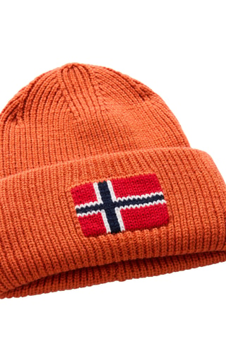 Bonnet en laine - F-Evei - Orange