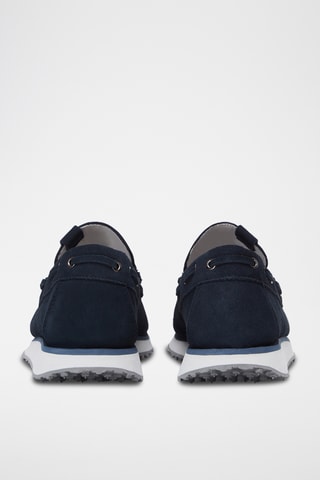 Mocassins en nubuck - S5Shard01/Sue - Bleu marine