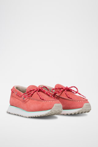 Chaussures bateau en nubuck - S5Blaze01/Sue - Orange