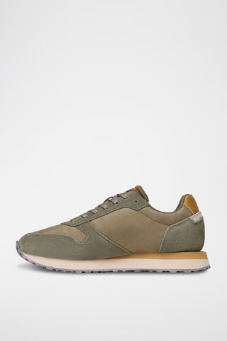 Baskets en cuir - F5Nova01/Nus - Kaki