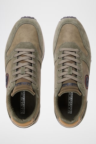 Baskets en cuir - F5Nova01/Nus - Kaki