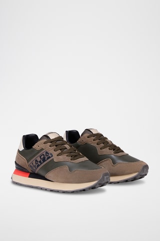 Baskets en cuir - F5Cork01/Sup - Vert
