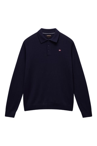 Pull en laine - E-Damavand Ls - Bleu marine