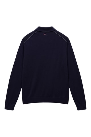 Pull en laine - E-Damavand Ls - Bleu marine
