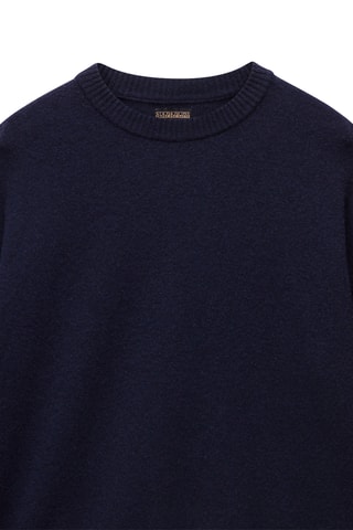 Pull en laine - D-Mis C W - Bleu marine