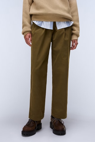 Pantalon chino oversized - M-Chromic Chino W - Kaki