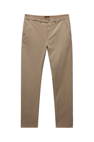 Pantalon regular - M-Puyo Sl - Beige