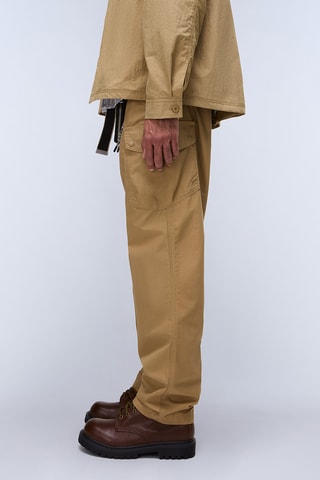 Pantalon relaxed - M-Aylin Cargo - Marron clair