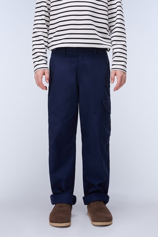 Pantalon cargo - K M-Alaric - Bleu marine