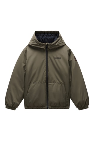 Parka à capuche - K A-Matia - Vert