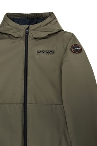 Parka à capuche - K A-Matia - Vert