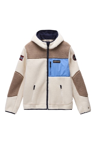 Veste polaire à capuche - Yupik Fzh 3 - Blanc