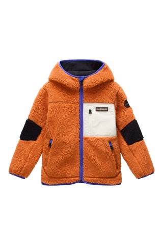 Veste polaire à capuche - K Yupik Fzh 3 - Orange
