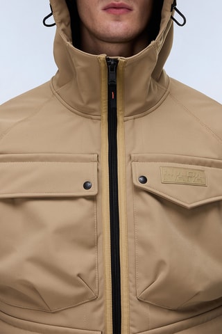 Veste à capuche - A-Rivalto - Beige
