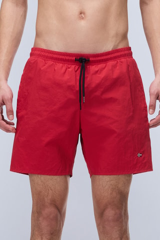 Short de bain - V-Haldane - Rouge