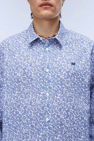 Chemise relaxed - G-Elior Ls Aop - Ciel