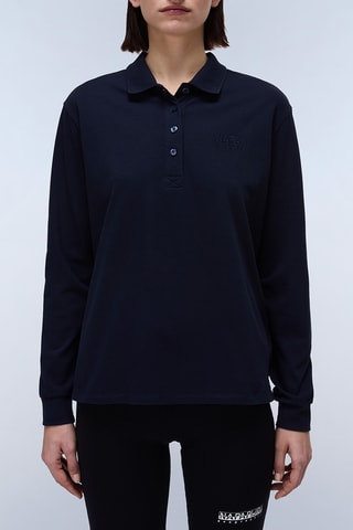 Polo regular - E-Dini Ls W - Bleu nuit