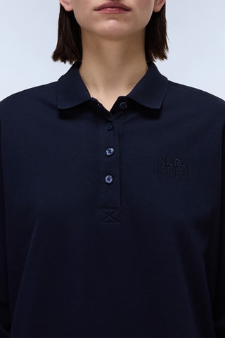 Polo regular - E-Dini Ls W - Bleu nuit