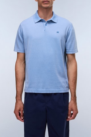 Polo relaxed - D-Hudson Polo Ss - Ciel