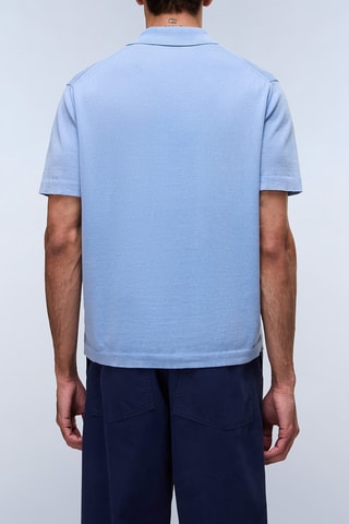 Polo relaxed - D-Hudson Polo Ss - Ciel