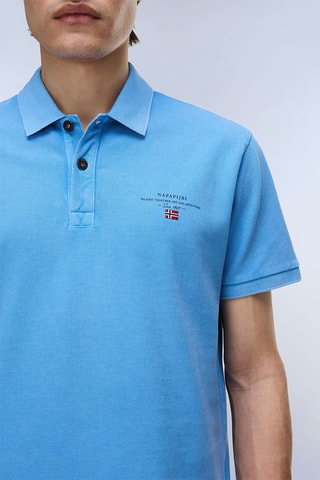 Polo regular - Elbas Ss 4 - Ciel