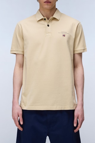 Polo regular - Elbas Jersey - Beige