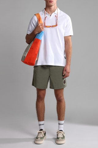 Polo regular - E-Santiago Ss - Blanc