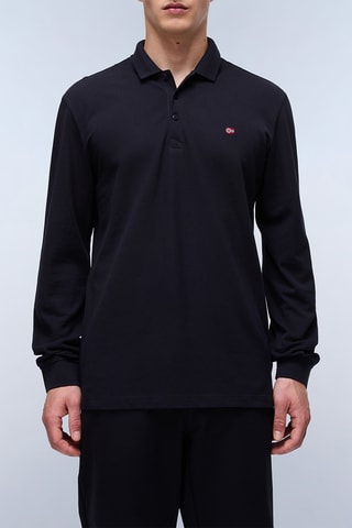 Polo regular - Ealis Ls 1 - Noir