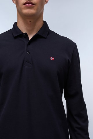 Polo regular - Ealis Ls 1 - Noir
