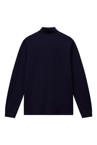 Polo regular - Ealis Ls 1 - Bleu marine