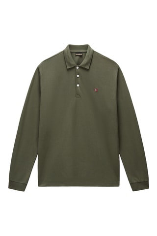 Polo regular - Ealis Ls 1 - Kaki
