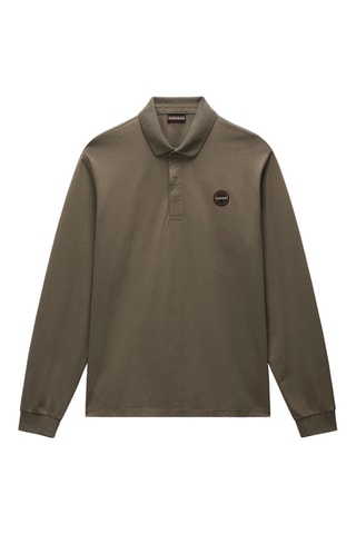 Polo relaxed - E-Badge Ls - Vert