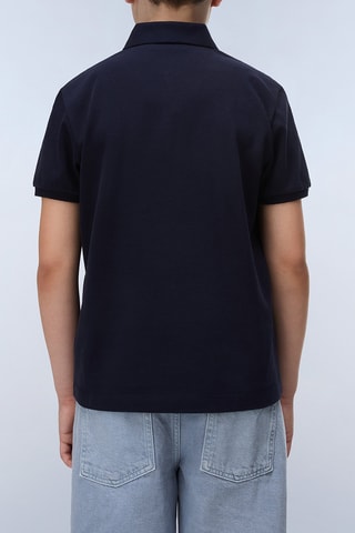Polo - K E-New Box Logo Ss - Bleu marine