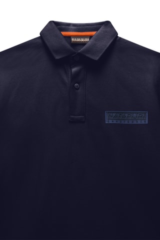 Polo - K E-New Box Logo Ss - Bleu marine