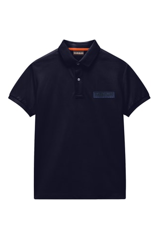 Polo - K E-New Box Logo Ss - Bleu marine