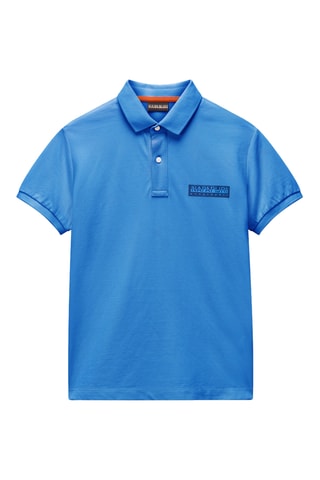 Polo - K E-New Box Logo Ss - Ciel