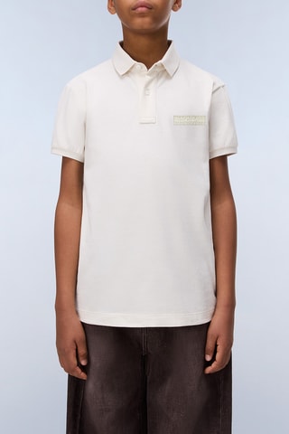 Polo - K E-New Box Logo Ss - Blanc