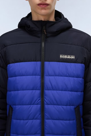 Doudoune à capuche - A-Gesar H - Bleu roi et bleu marine