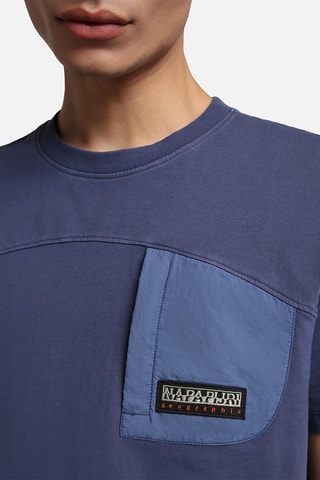 T-shirt regular - S-Noasca - Bleu