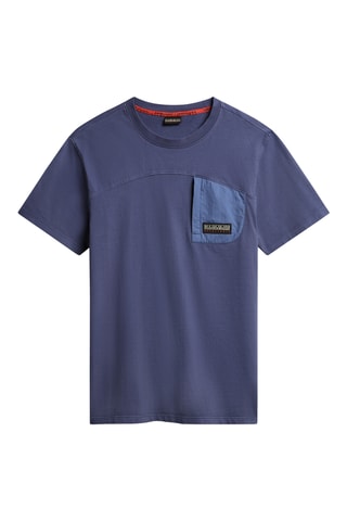 T-shirt regular - S-Noasca - Bleu