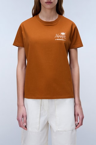 T-shirt relaxed - S-Antimony Ss W - Marron